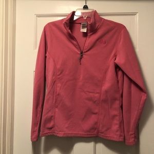 Girls XL north face fleece quarter zip